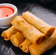 5 vegetable spring rolls