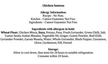 Load image into Gallery viewer, 3 Chicken Samosas
